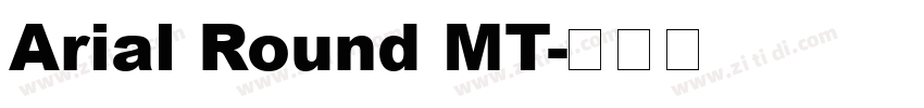 Arial Round MT字体转换
